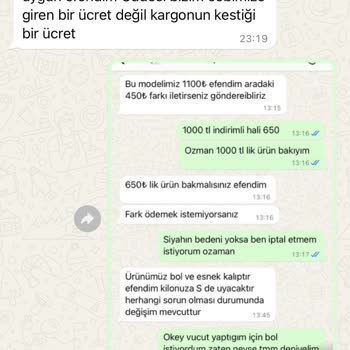 No1konsept (Instagram) Müşteri Memnuniyeti Sıfır