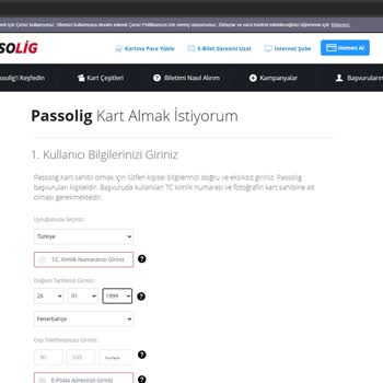 Passolig Telefon Numarası Güncellemiyor