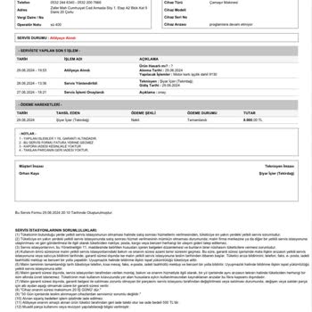 Arçelik Teknik Servisi Yetkisizliği