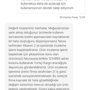 Boyner'de İadem İle İlgili Muhatap Bulamıyorum