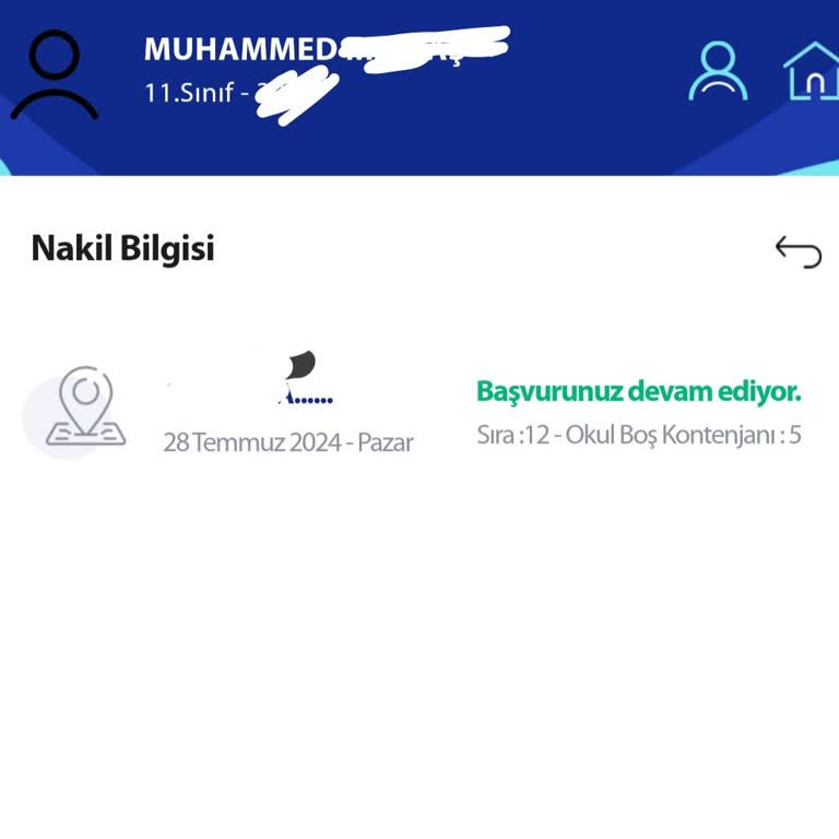 Milli Eğitim Bakanlığı (MEB) Okul Nakil İşlemleri Kontenjan Nedeniyle