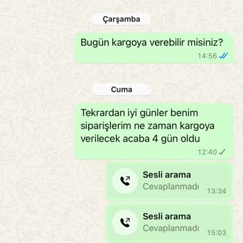 vozolcesitleri.com Kargo Gecikmesi Ve İletişim Sorunları