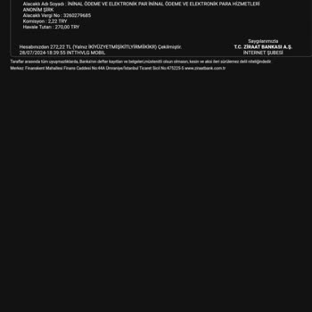 İninal Paramı Kapalı Karta Attım Geri Çekemiyorum