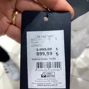 Avva Giyim Etikette Görünenden Fazla Fiyat Söylendi