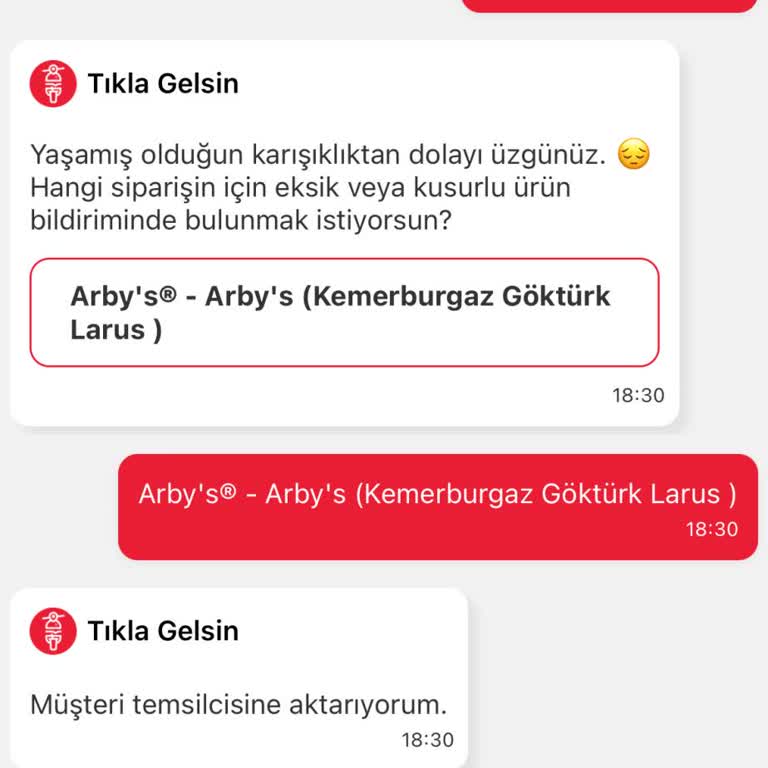 Tıkla Gelsin Firmasının Müşteri Hizmetlerine Ulaşamıyorum