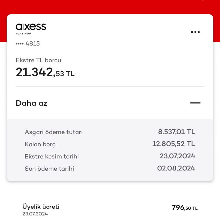 Akbank Kredi Kartı Üyelik Ücreti