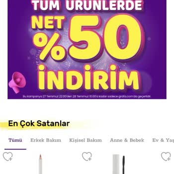 Gratis %50 İndirim Yalanı