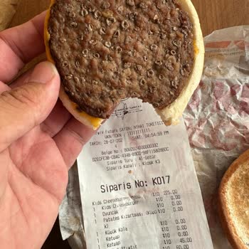 Burger King Hamburger Etindeki Bakteriler