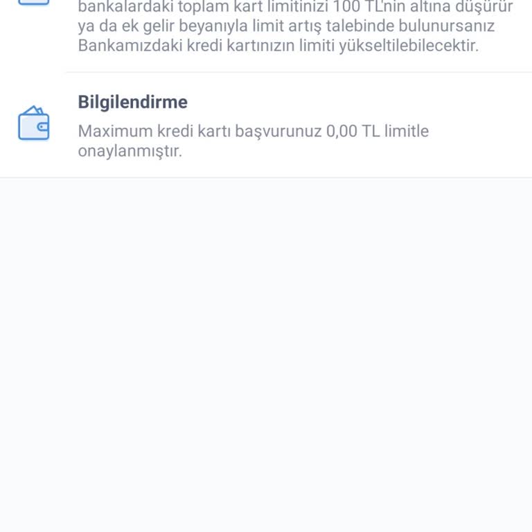 İş Bankası 0 Limitli Kredi Kartı