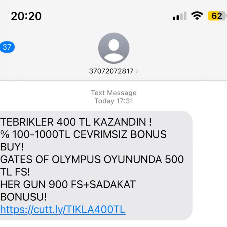 Vodafone +37 Numaralardan Gelen Zararlı SMS Engelleme