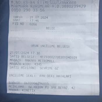 Kinetix FLO Mağazası Ürünlerinin Ve Sözlerinin Arkasında Durmuyor.