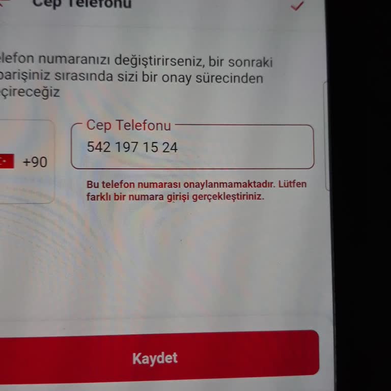 Yemeksepeti Telefonuma Doğrulama Kodu Gelmiyor