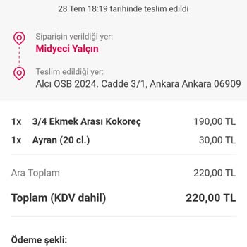 Yemek Sepeti Yalanı