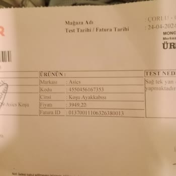 Asics Koşu Ayakkabı Şikayeti