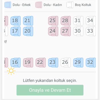 Obilet.com Yanlış Özellikli Otobüs