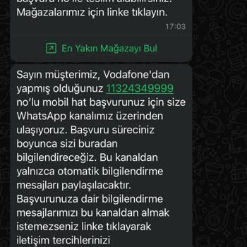 Vodafone Yanlış Sim Kart Teslimi