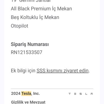 Tesla Cayma Hakkı İle Ön Ödememin İadesi