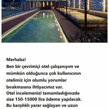 Telegram Otel Puanlama Sistemi Üzerinden Yapılan Şüpheli İşlem