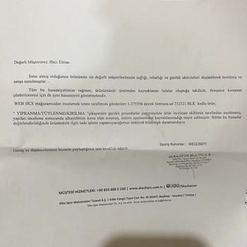 Skechers 2 Yıl Garantili Boyası Dökülen Ayakkabıyı Almıyor