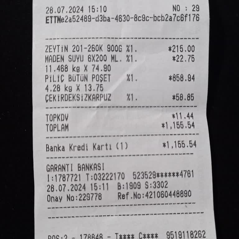 Müşteri Memnuniyetsizliği BİM Çalışanlarının Aldığımız Ürünlere Kar.