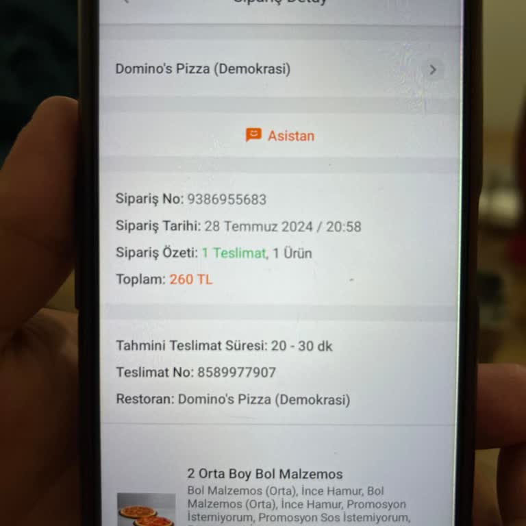 Trendyol Ve Domino's Pizza Sipariş İlgisizliği