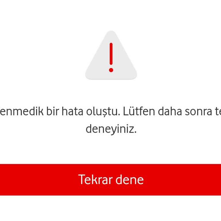Vodafone FreeZone Kayıt Hatası