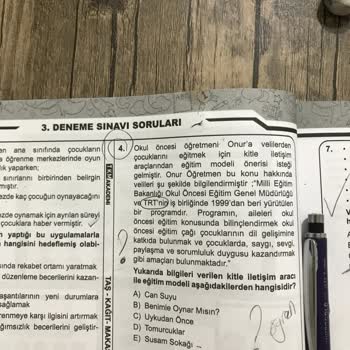 TKM Akademi Soru Çözüm Uyumsuzluğu