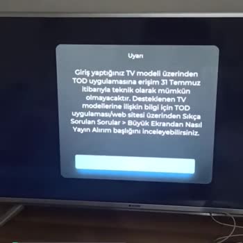 Tod TV Arçelik (2015 Sonrası) TV'de Açılmıyor!