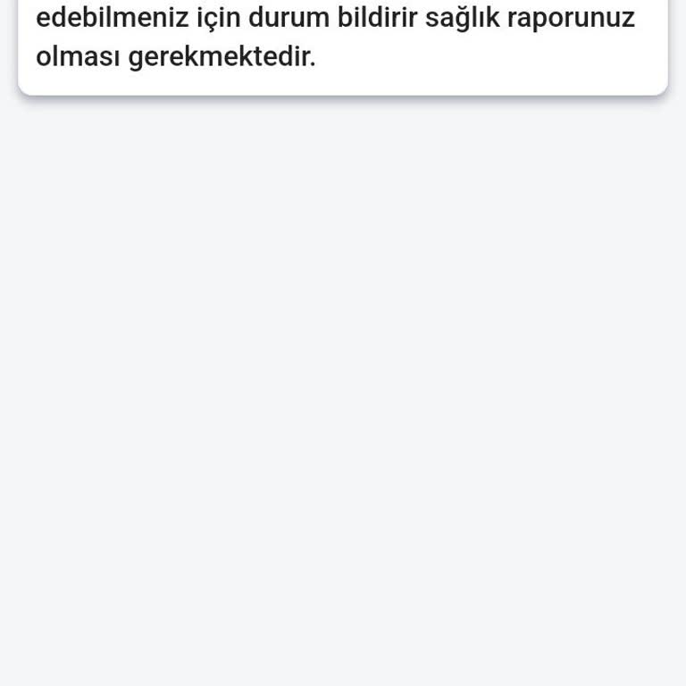 E-Devlet (Turkiye.gov.tr) Durum Bildirir Sağlık Raporum Gözükmüyor!