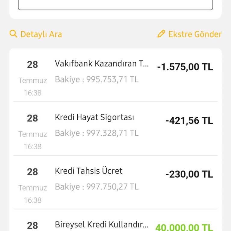 VakıfBank'ın Kazandıran Tarife İptalinin Başvurusu