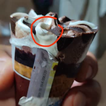 Algida Keyif Dondurmamın İçinden Kıl Çıktı