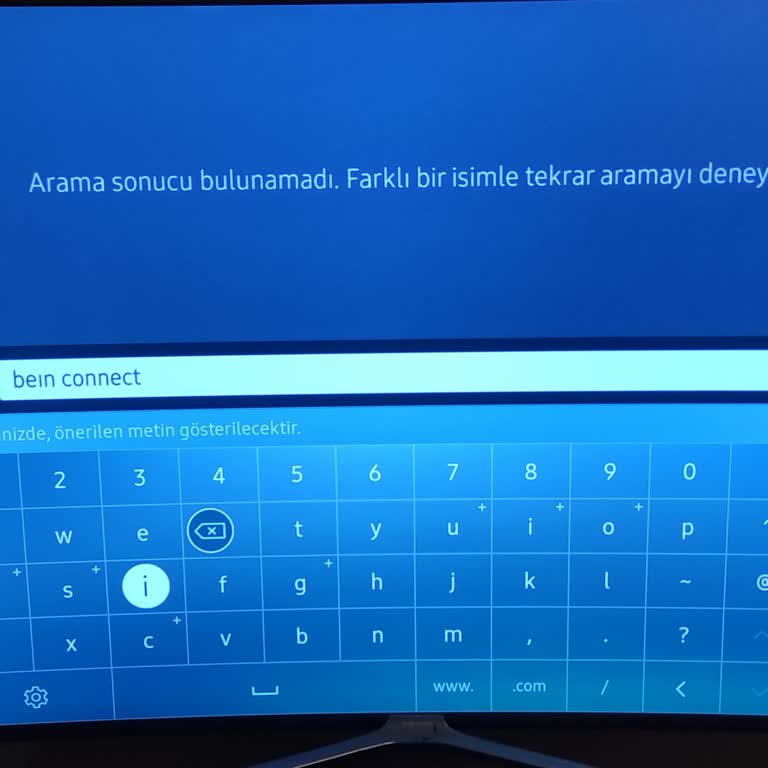 Samsung TV De Bein Connect Uygulaması (tod) Görüntülenemiyor.