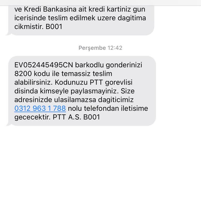 PTT Kargo PTT Shein Kargomu Teslim Etmeden İadeye Aldı.
