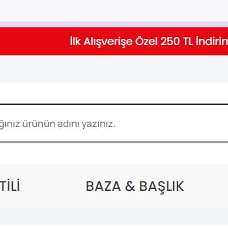 İşbir'in İlk Alışverişe Özel 250 TL İndirimini Sistem Tanımıyor.
