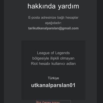Riot Games 2015 Yılından Beri Uğraştığım Hesabın Çalınması