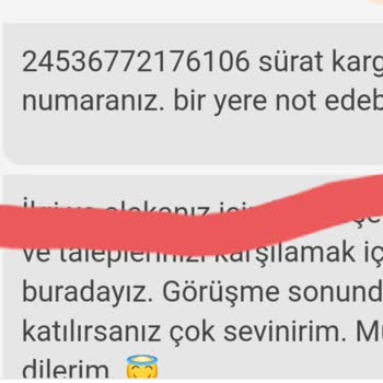 Sürat Kargo Kırdığı Ürünümün Ücretini Bana Ödemiyor. Lütfen Ödesinler.