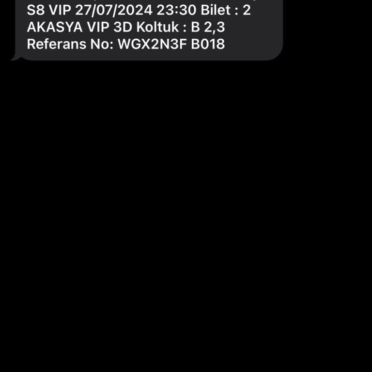 Akasya AVM Paribu Cineverse Vıp Salon Mağduriyeti