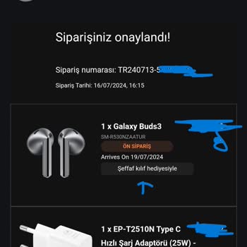 Samsung Shop Uygulamasında Hediye Ürün Gönderim Sorunu