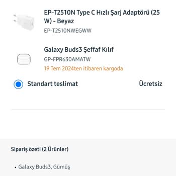 Samsung Shop Uygulamasında Hediye Ürün Gönderim Sorunu