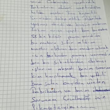 Yuki Motor Mağdurum Ve Mağduriyetim Giderilsin