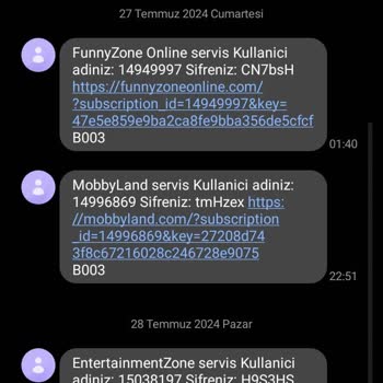 Vodafone Pay Faturama Bilgim Dışında Abonelik Ücreti Yansıtıyor