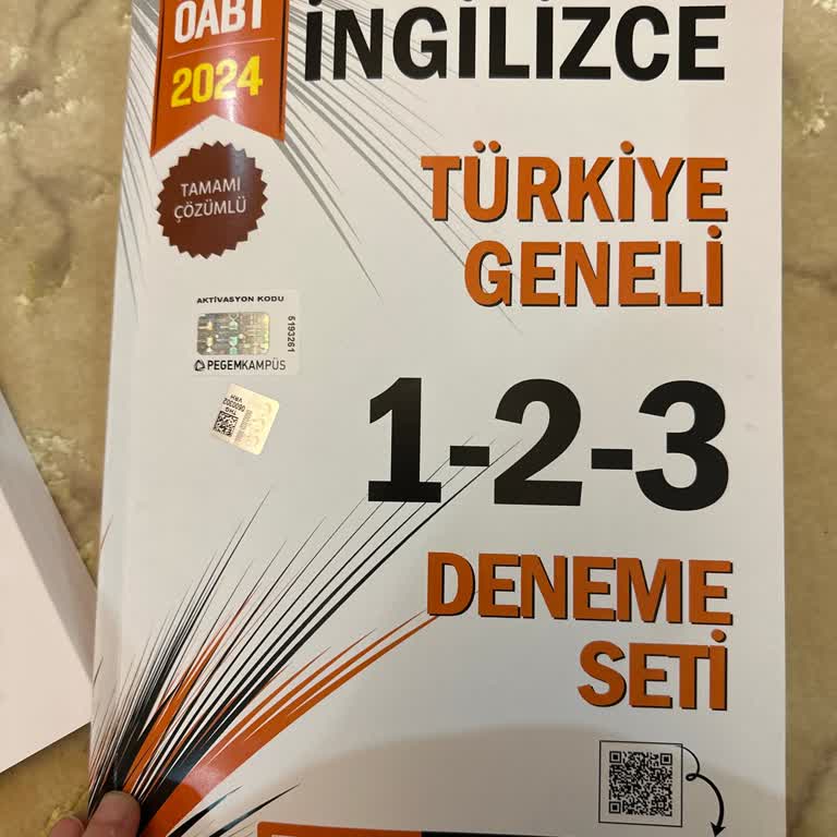 Pegem 2024 İngilizce ÖABT Türkiye Geneli 1-2-3-4-5-6 Deneme