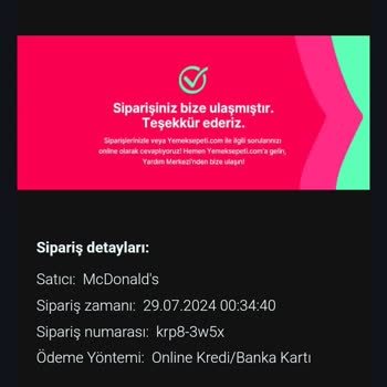 McDonald's 2 Saat Bekletip İptal Etti Sonuna Kadar Şikayetçiyim