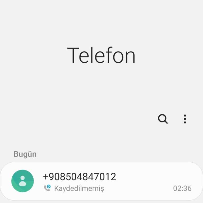 0850 484 70 12 Gece Yarısı Arayan Numara