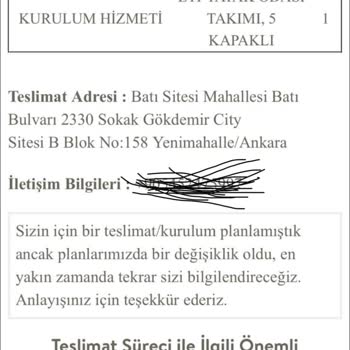 Vivense Teslimat Gecikmesi Ve İletişim Eksikliği Can Sıkıyor