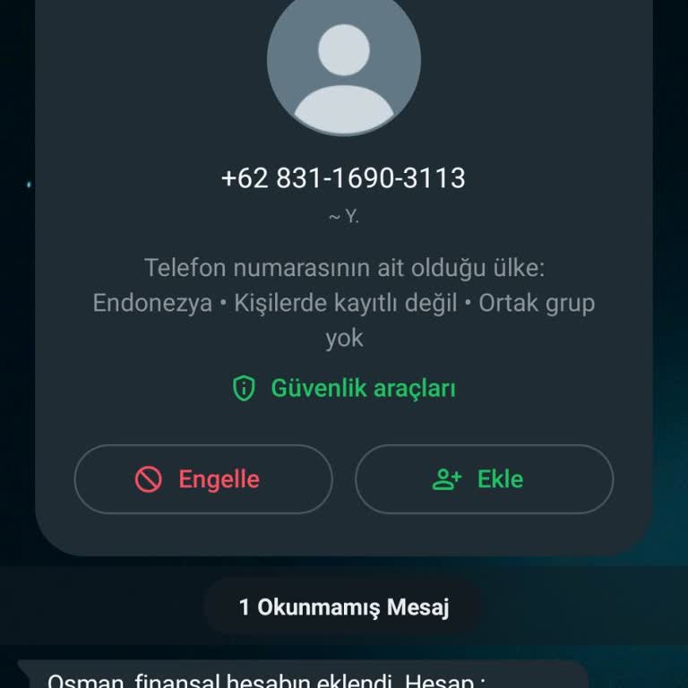 WhatsApp Kişisel Bilgilerimin İzinsiz Kullanımı Hakkında Şikayet
