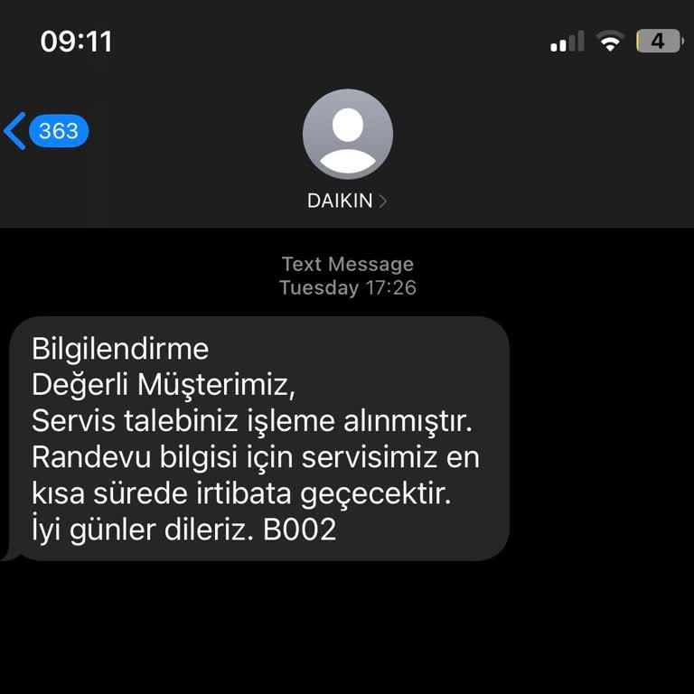 Airfel Klima Kurulumu Yapılmadı