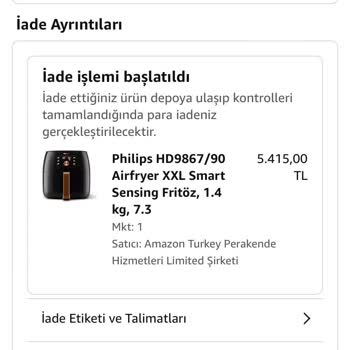 Amazon, Airfryer Yerine Deterjan Yolladı