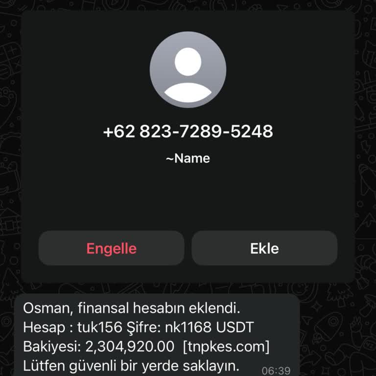 WhatsApp Telefon Numarası Tezgahı