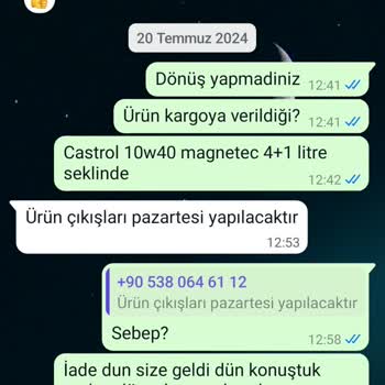 Sanal Yağ Market İle Yaşadığım Sorunlar Ve Gecikmeler